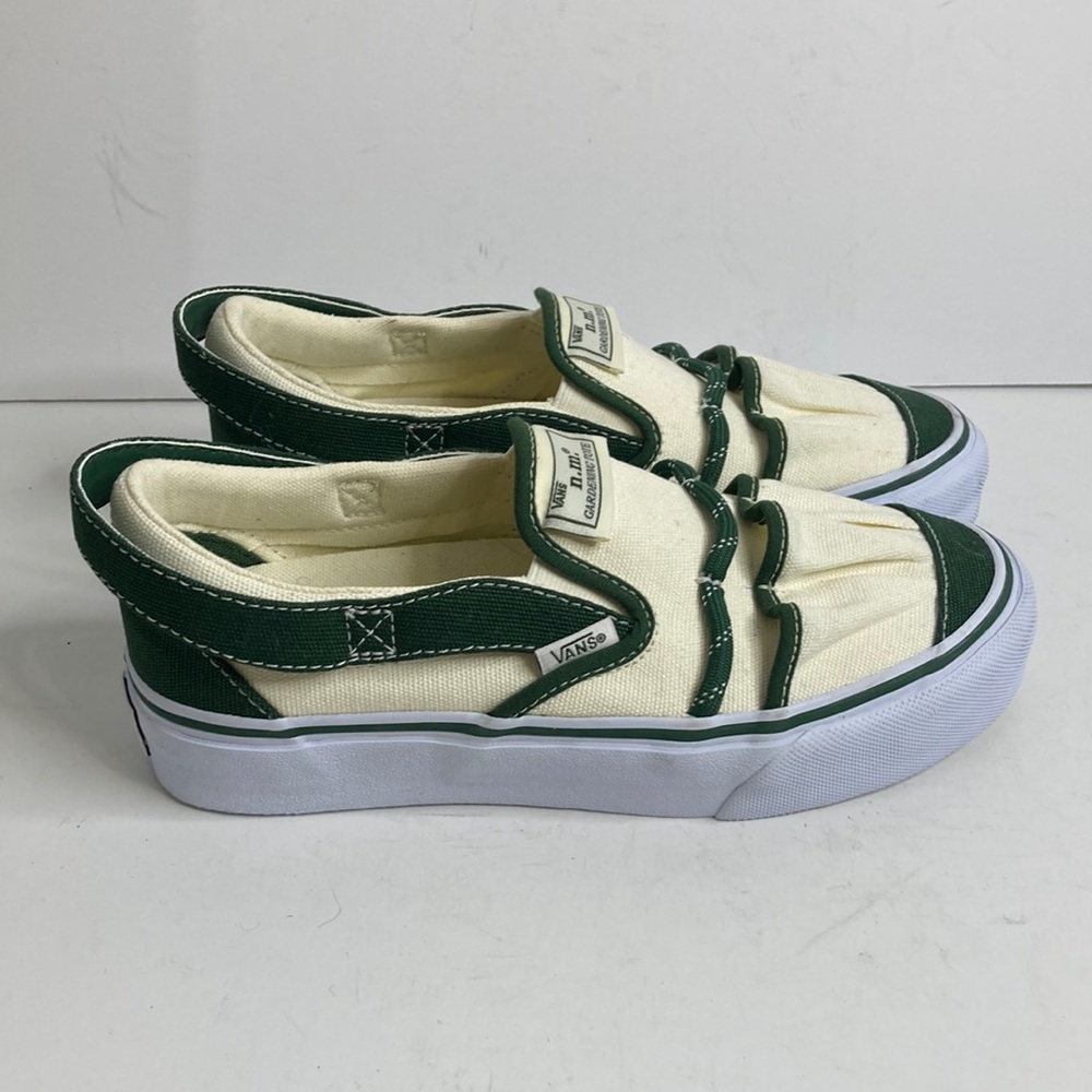 Vans X Nicole Mclaughlin Sneakers Womens 6 VR3 Gardening Tote  Slip On Shoes